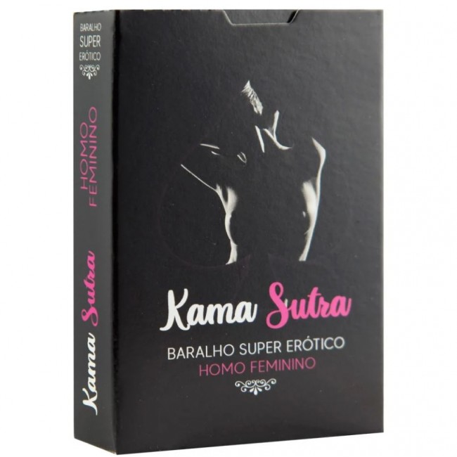 Baralho Kama Sutra Super Erótico Lésbica 55 Cartas Copag 6160